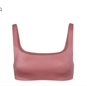 NWT Skims Dahlia Satin Square Neck Bra